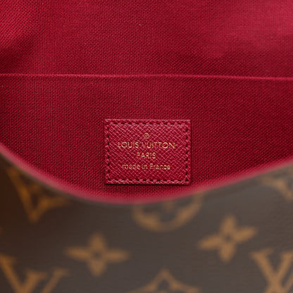 Louis Vuitton Monogram Pochette Felicie Chain Wallet Fuchsia 7 of 8
