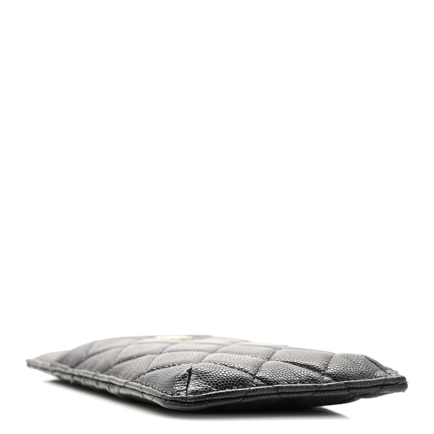 Caviar Quilted Classic iPhone Pouch Black