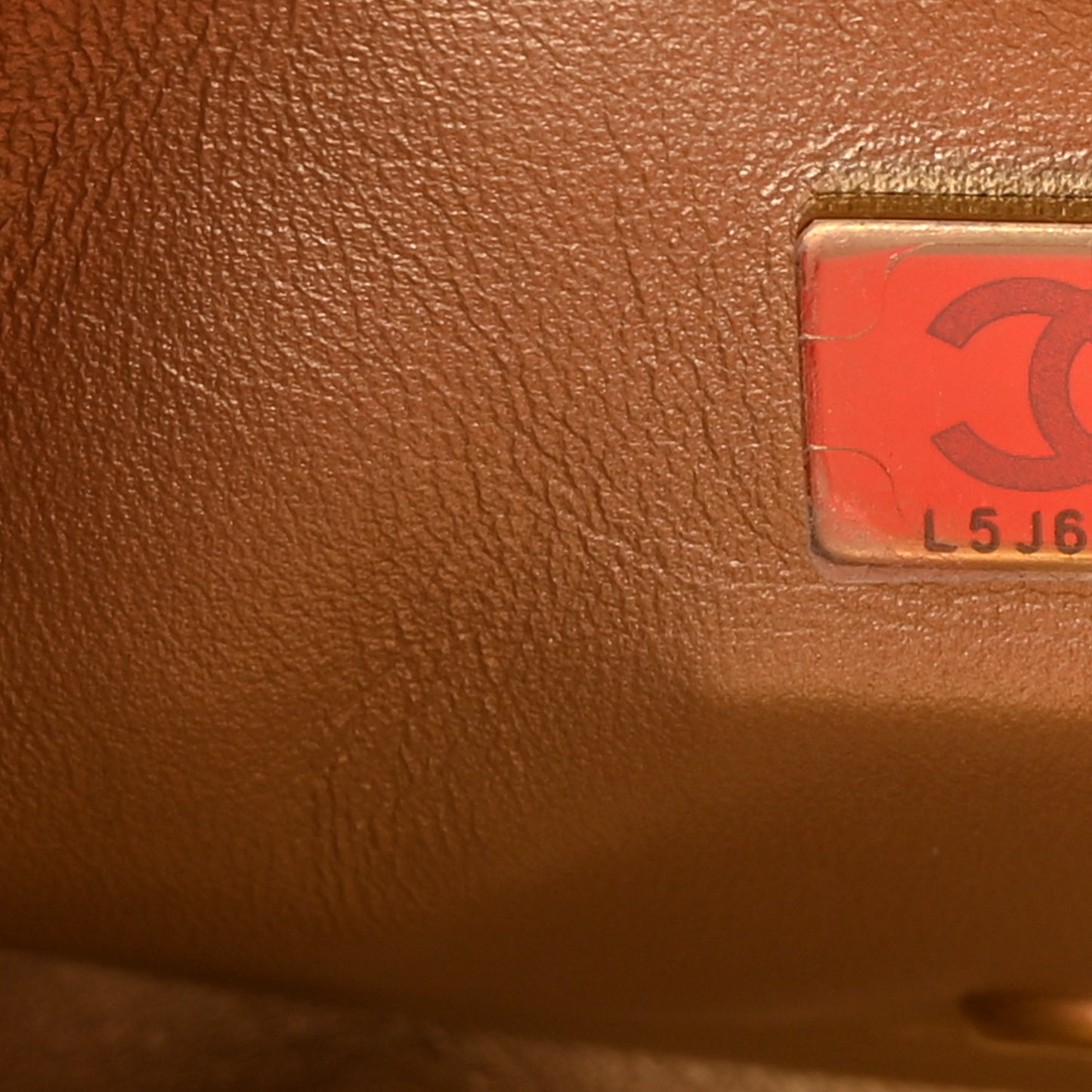 Lambskin Quilted Mini Pearl Crush Flap Red