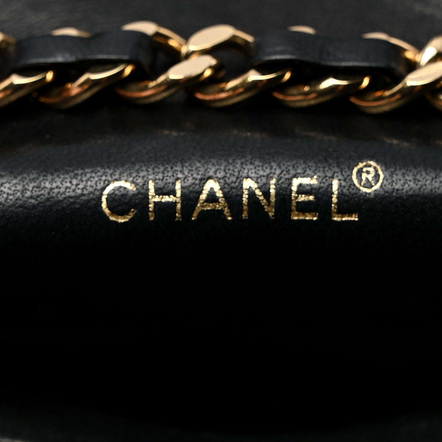 Lambskin Quilted Mini Flap Belt Bag Charm Black