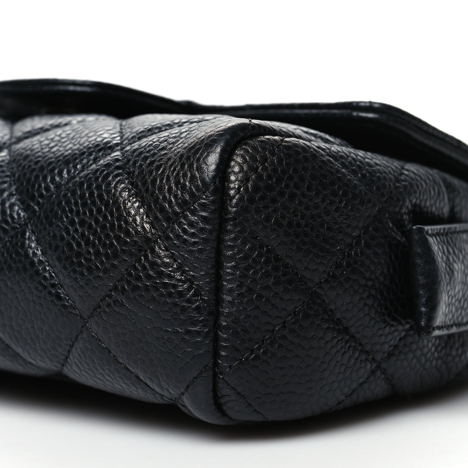 Chanel Caviar Quilted Flap Cosmetic Case Black 10 of 12