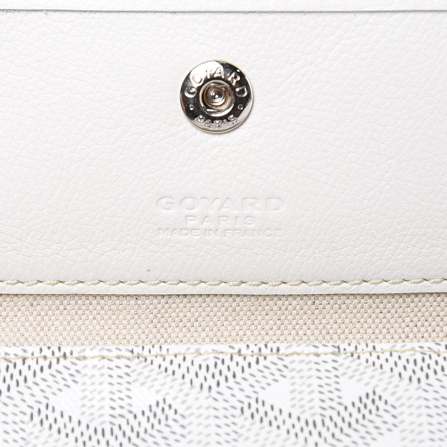 Goyardine Saint Louis PM White