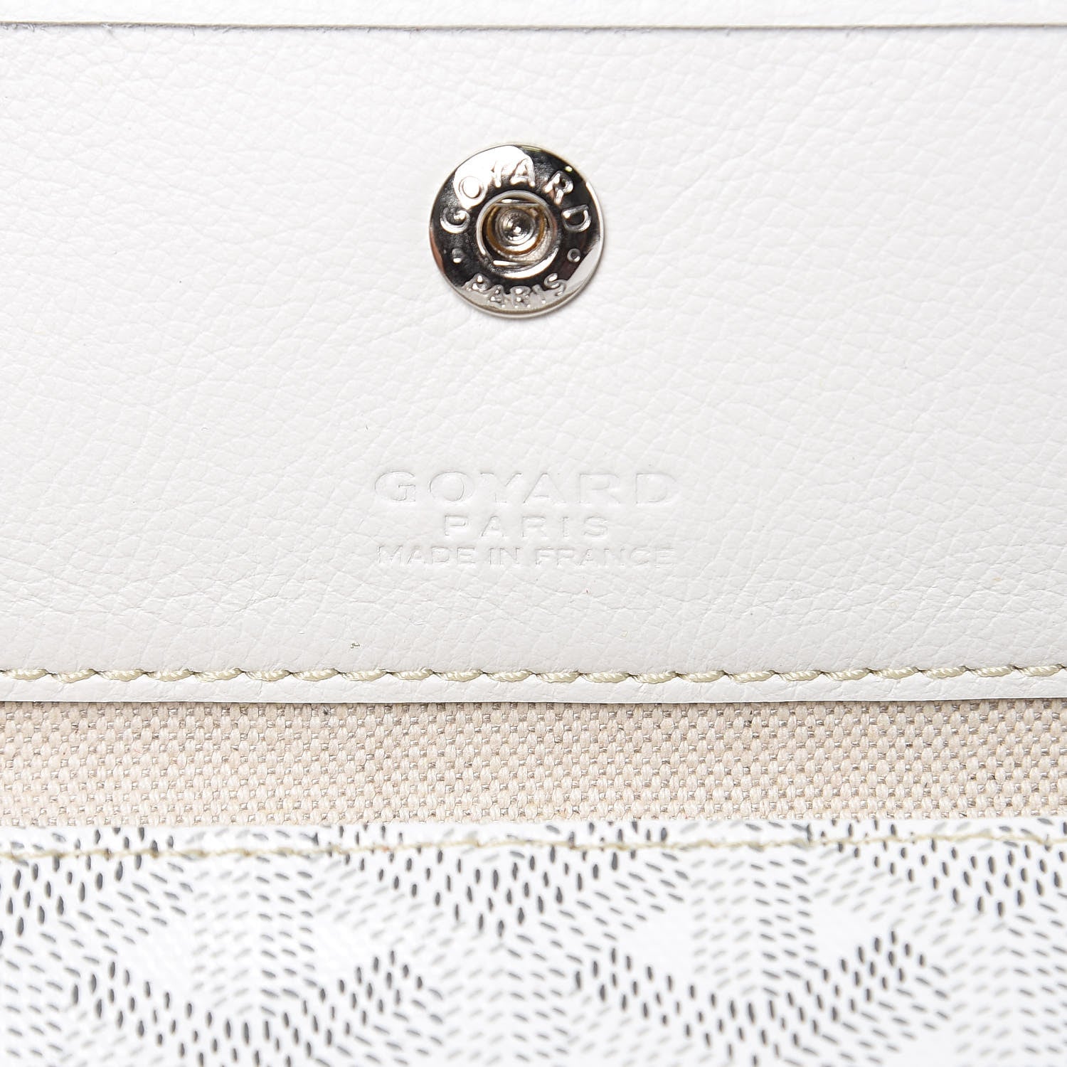 Goyard Goyardine Saint Louis PM White 8 of 13