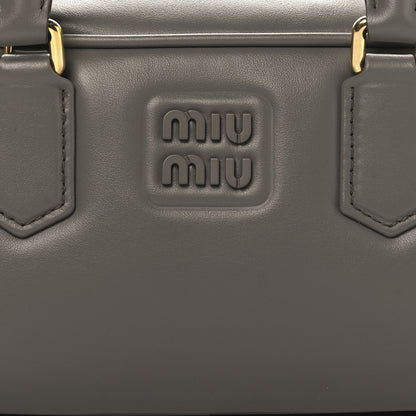 Miu Miu Nappa Large Arcadie Top Handle Bag Argilla 7 of 9