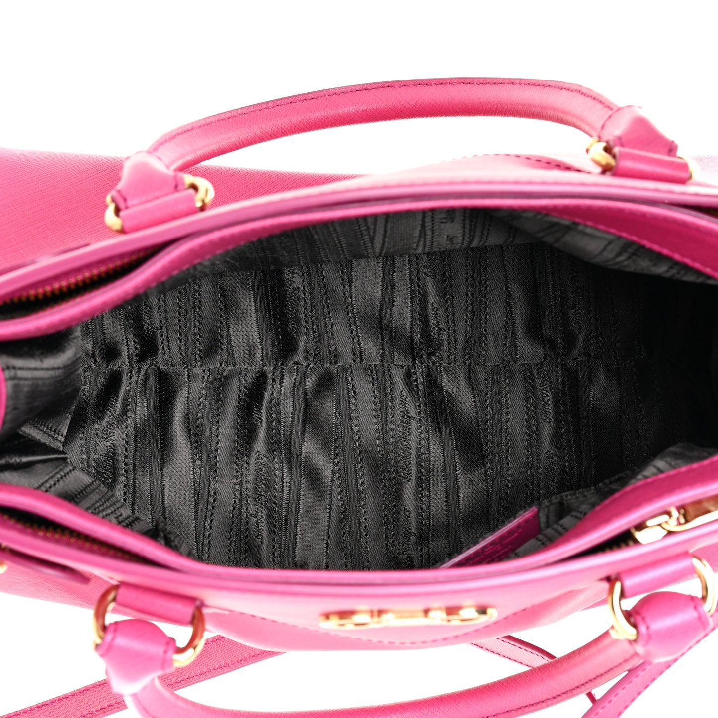 Printed Calfskin Beky Tote Pink
