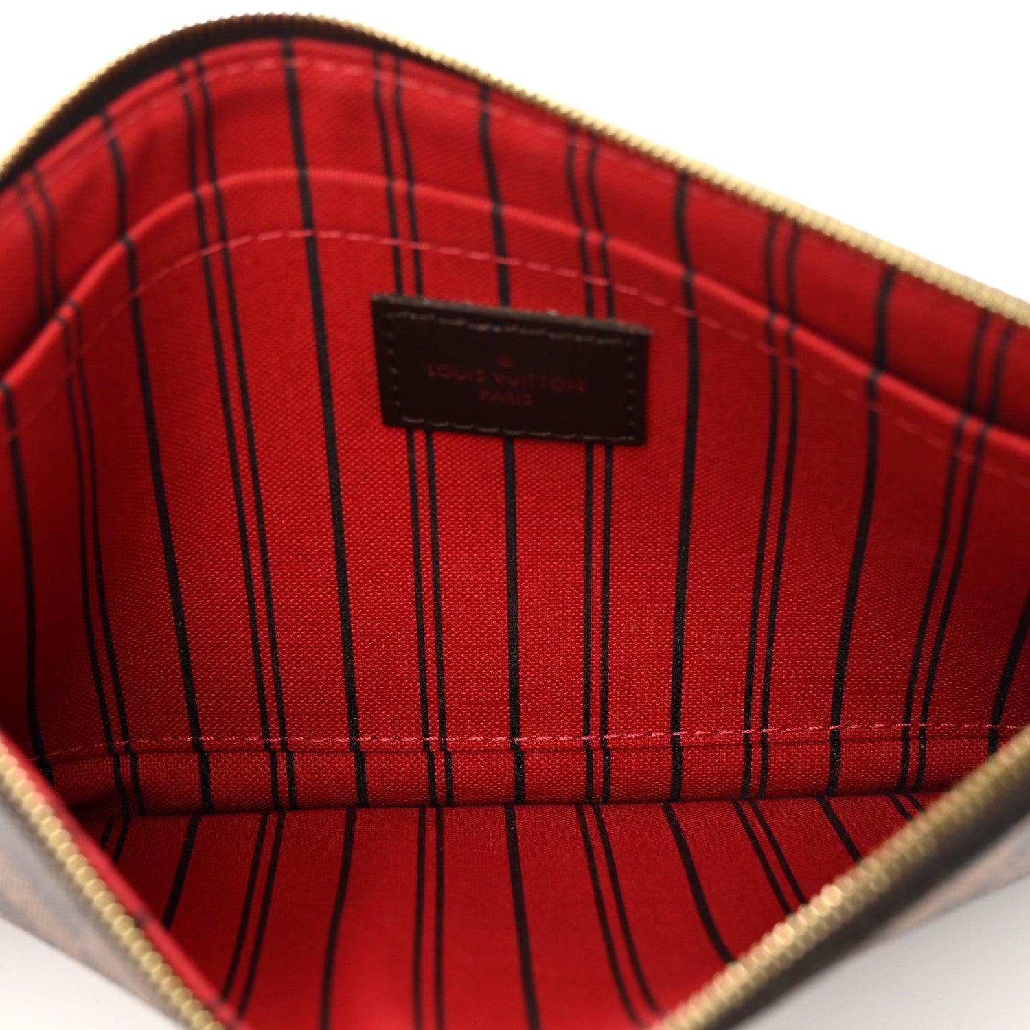 Louis Vuitton Damier Ebene Neverfull MM GM Pochette 5 of 6