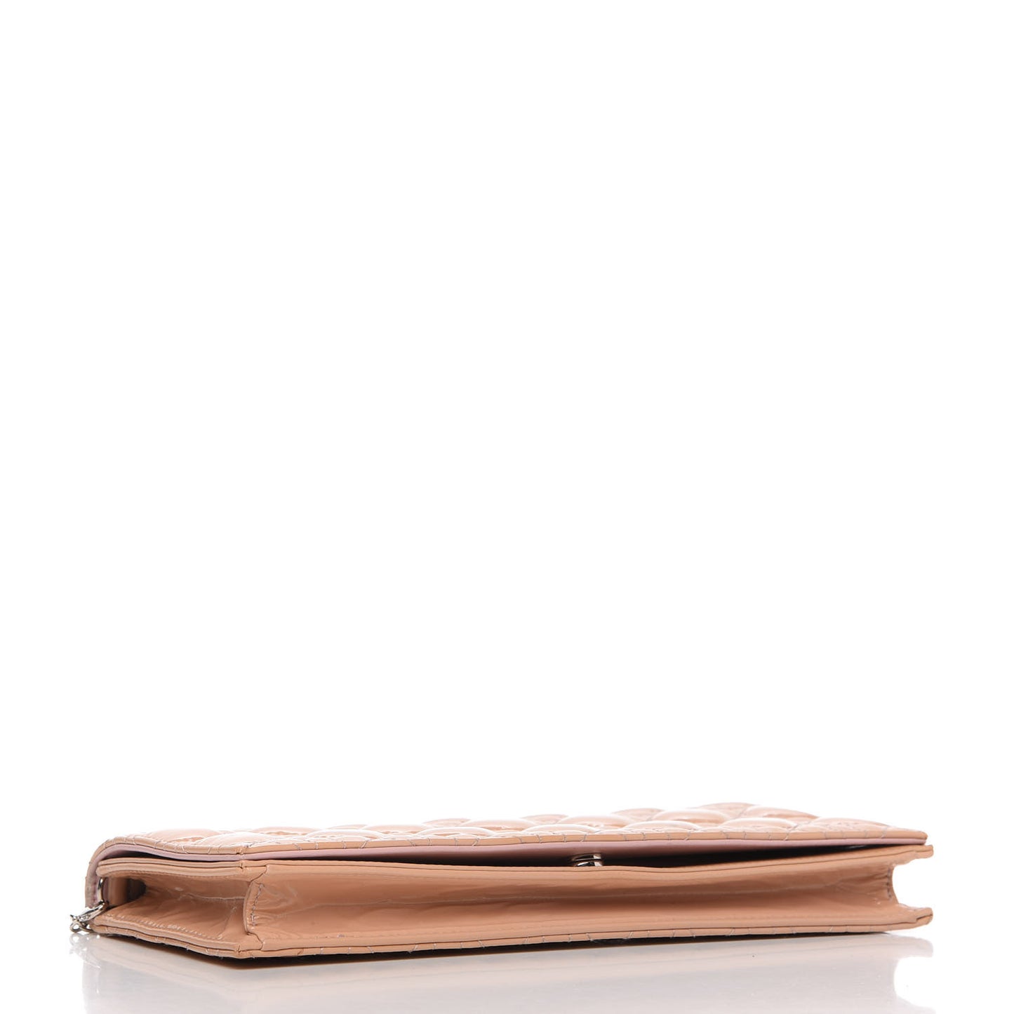 Patent Cannage Lady Dior Convertible Clutch Light Pink