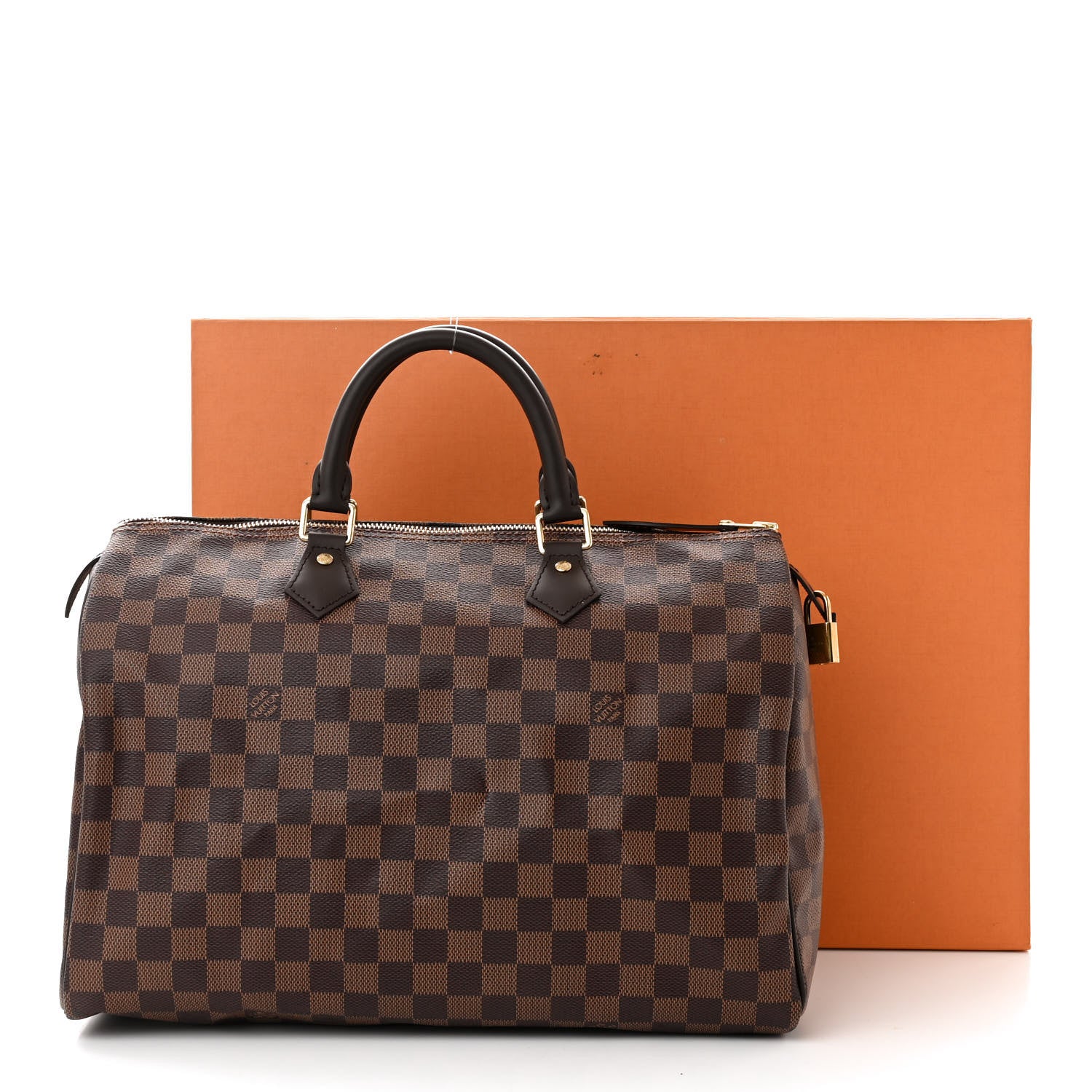 Louis Vuitton Damier Ebene Speedy 35 11 of 11