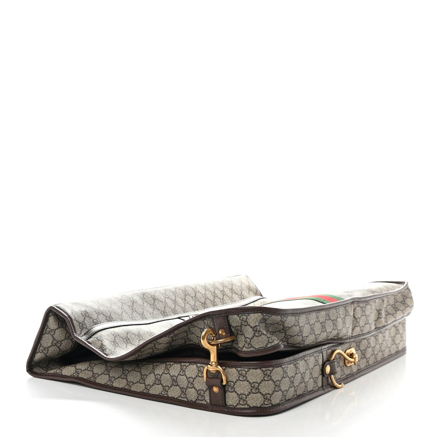Gucci GG Supreme Monogram Web Savoy Garment Bag 3 of 14
