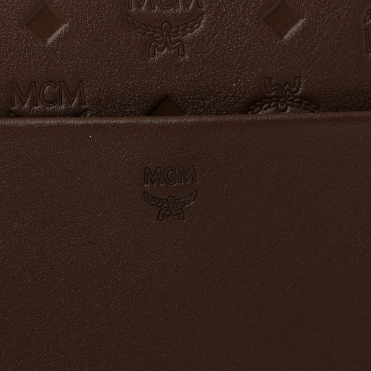 Calfskin Ottomar Monogram Medium Essential Tote Chestnut