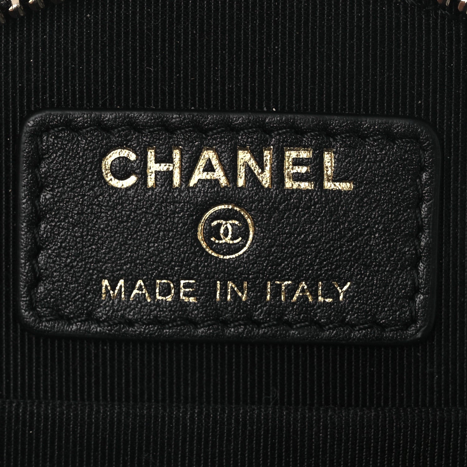 Chanel Caviar Quilted Round Handle With Care Vanity With Chain Black 6 of 11