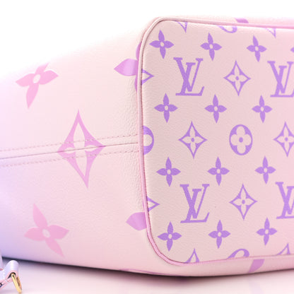 Louis Vuitton Monogram Giant Spring In The City Neverfull MM Sunrise Pastel 9 of 10