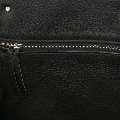 Balenciaga Veau Papier A6 Zip Around Tote Black 6 of 9