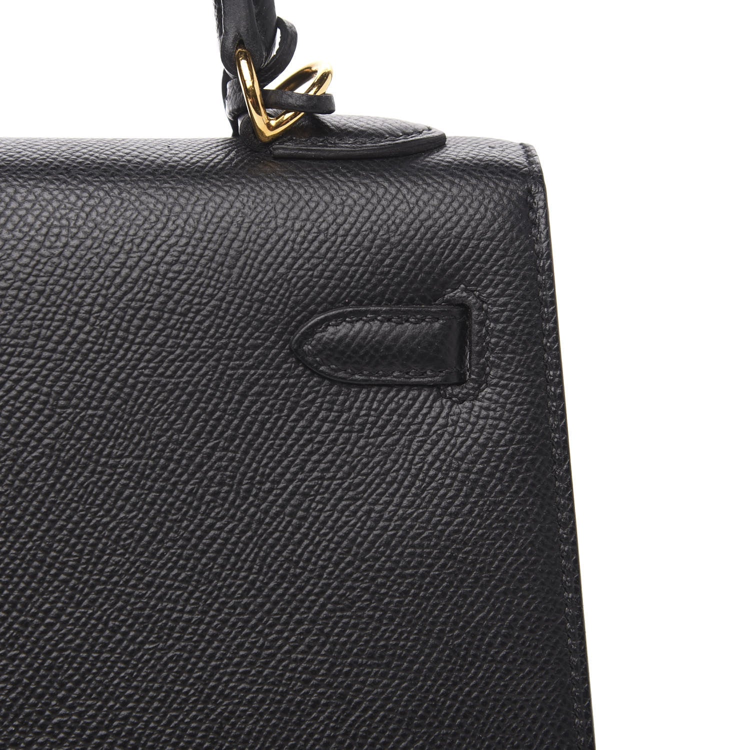 Hermes Epsom Kelly Sellier 25 Black 8 of 27