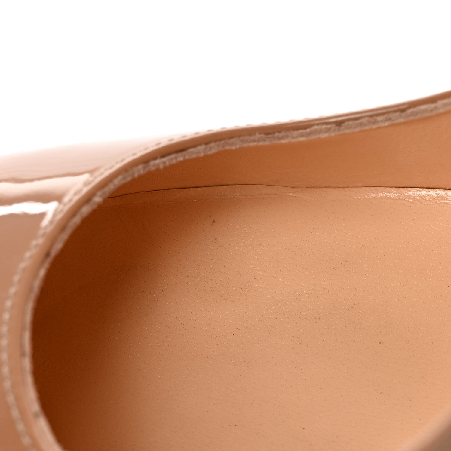 Christian Louboutin Patent Bianca 140 Pumps 35 Nude 11 of 15