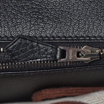 Hermes Taurillon Clemence Birkin 30 Black 20 of 70