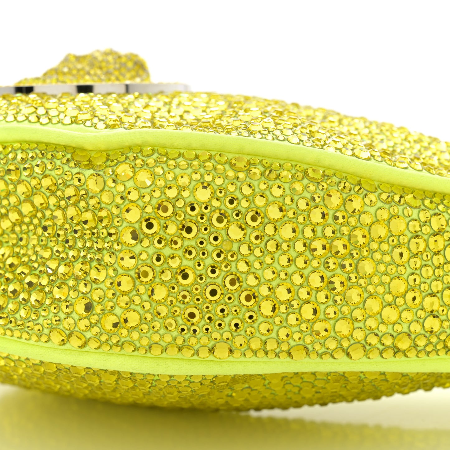 Crystal La Medusa Mini Repeat Hobo Tropical Yellow