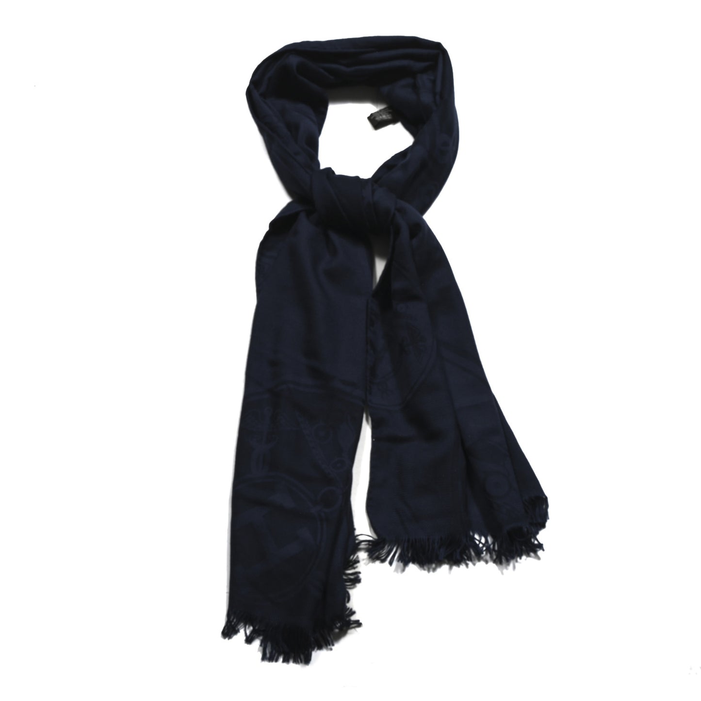 Cashmere Silk New Libris Stole Bleu De Chine
