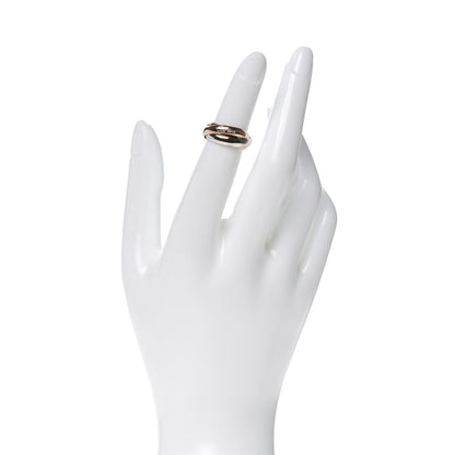 Cartier 18K Pink Yellow White Gold Classic Trinity Ring 47 4 2 of 4