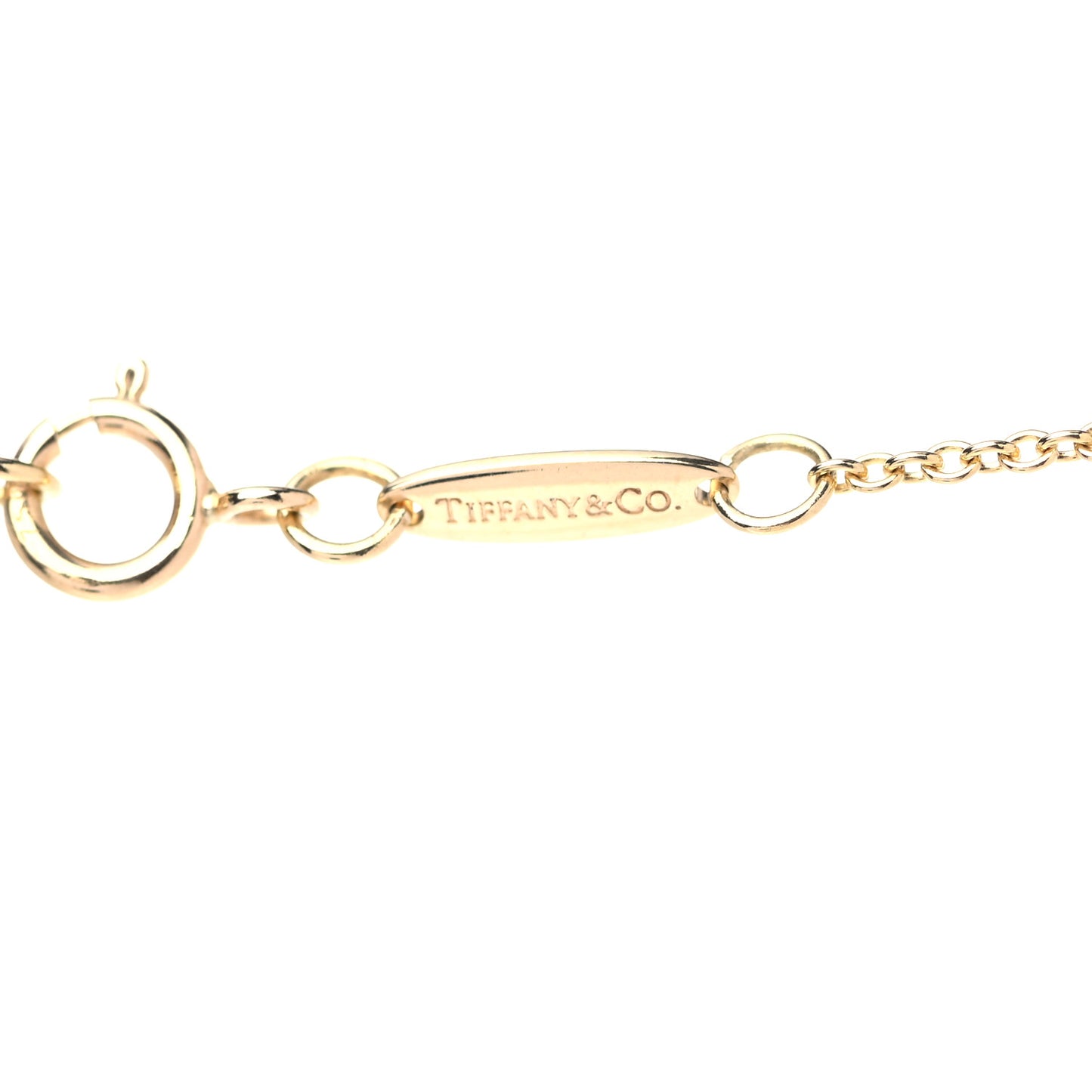 18K Yellow White Rose Gold Elsa Peretti Triple Eternal Circle Pendant Necklace