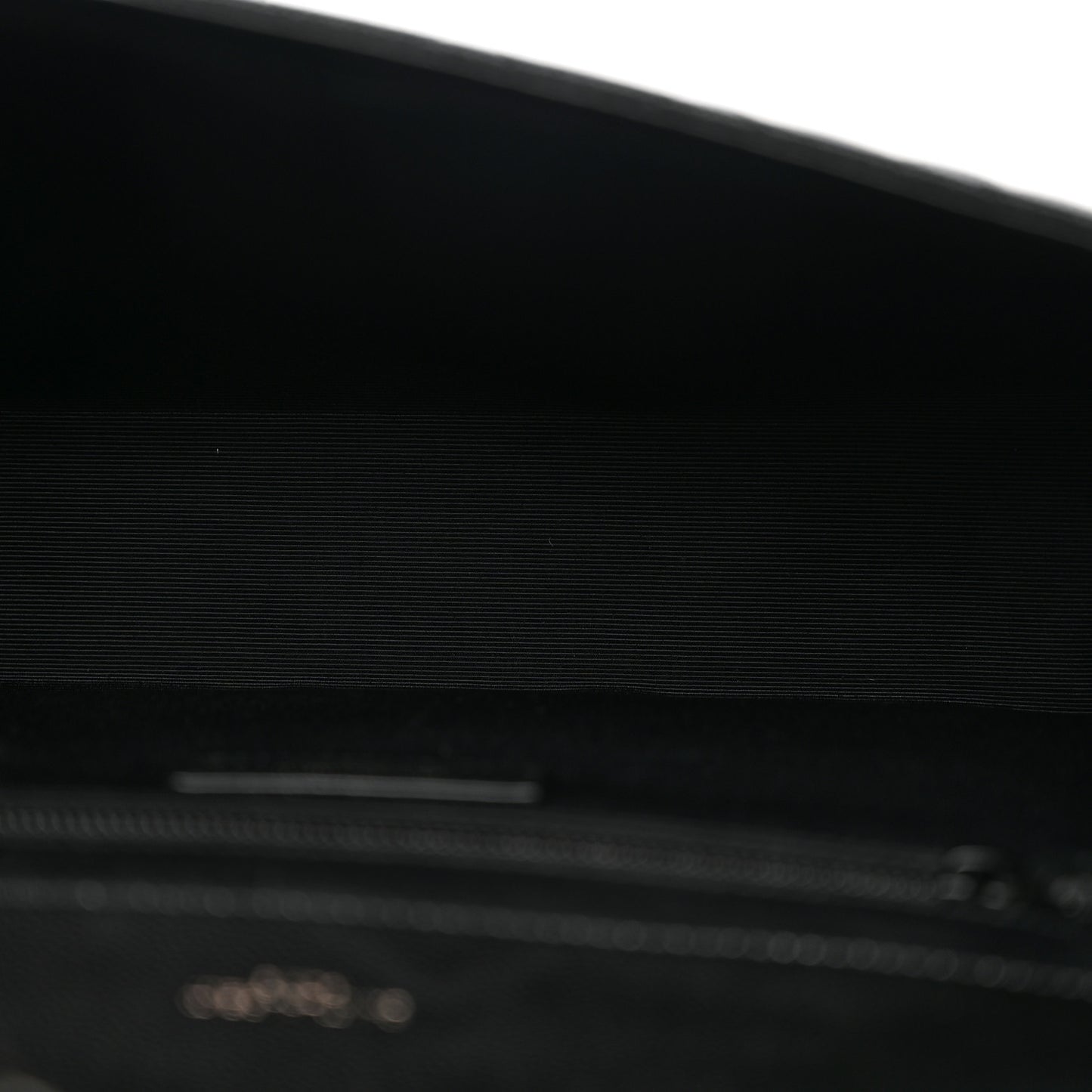 Grain De Poudre Textured Mixed Matelasse Large Triquilt Monogram Monochrome Satchel Black