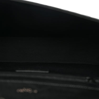 Saint Laurent Grain De Poudre Textured Mixed Matelasse Large Triquilt Monogram Monochrome Satchel Black 5 of 10