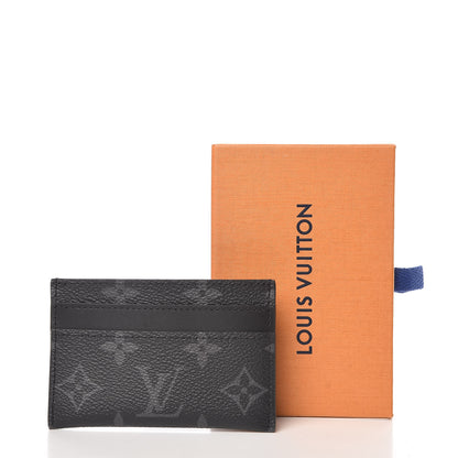 Louis Vuitton Monogram Eclipse Porte-Cartes Double Card Holder 7 of 7