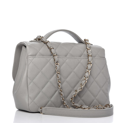 Chanel Caviar Quilted Small Business Affinity Flap Grey 3 of 10