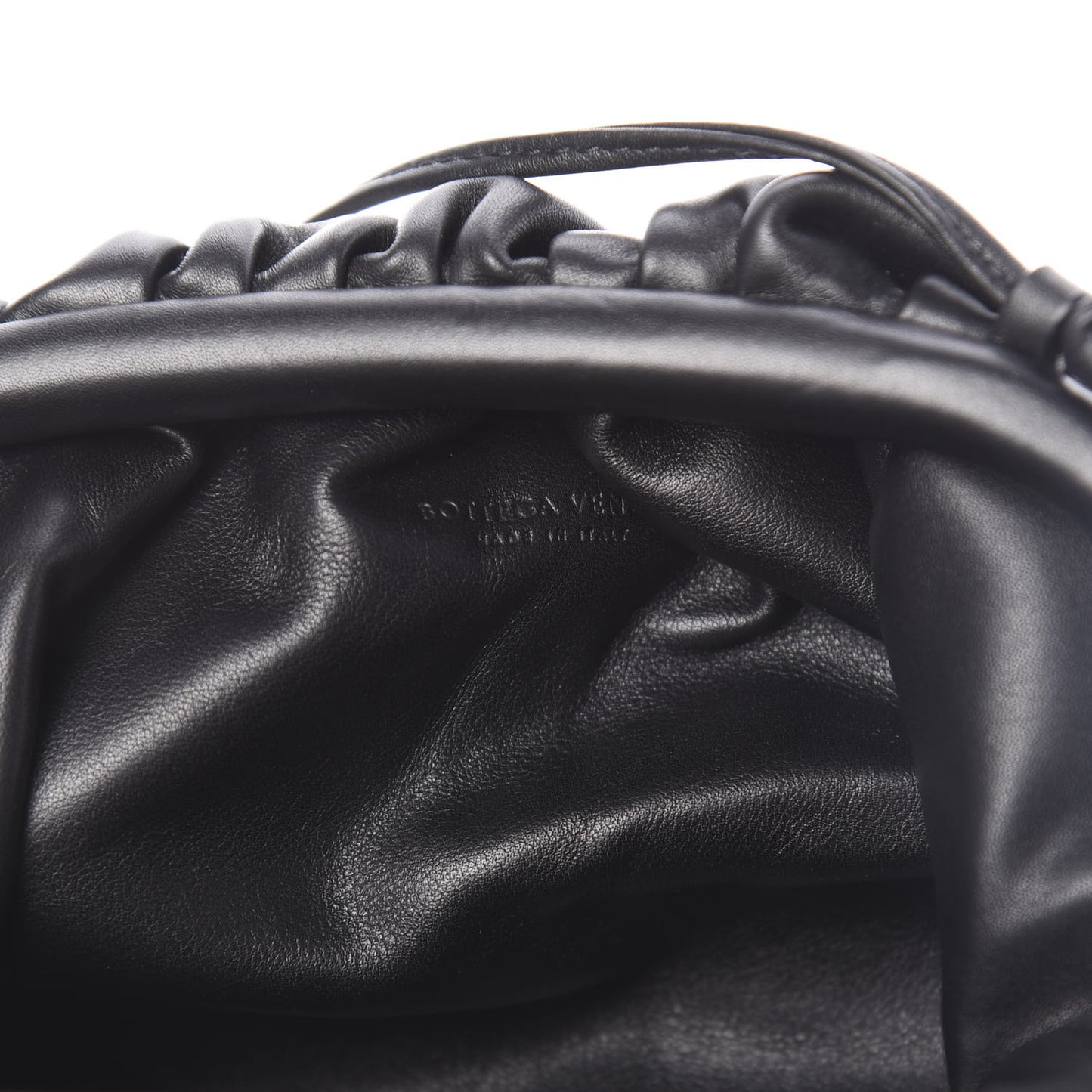 Butter Calfskin The Mini Pouch Black