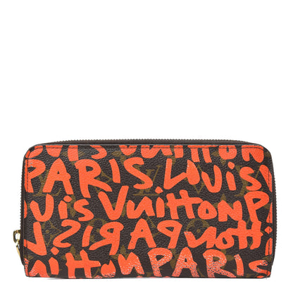 Louis Vuitton Monogram Graffiti Zippy Wallet Orange 1 of 14