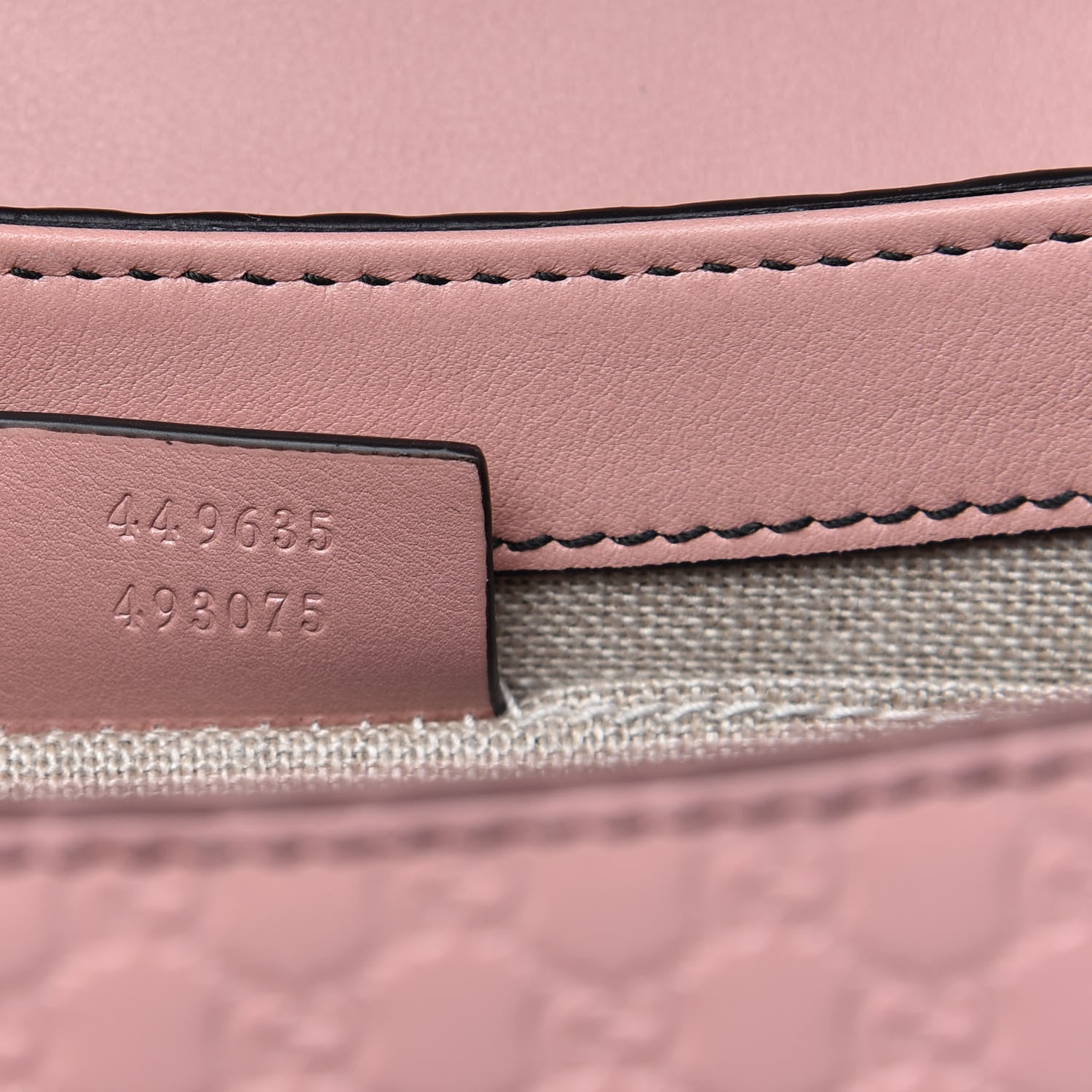 Gucci Microguccissima Medium Emily Chain Shoulder Bag Soft Pink 9 of 10