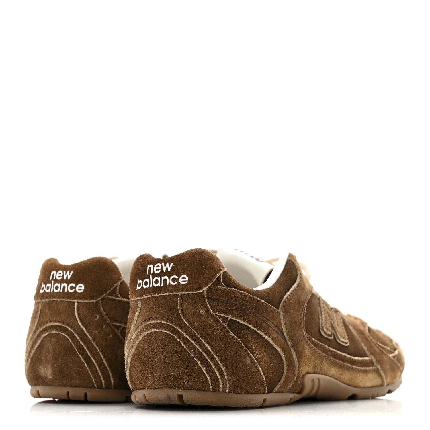 Miu Miu X NEW BALANCE Suede 530 SL Sneakers 37.5 Cinnamon 5 of 12