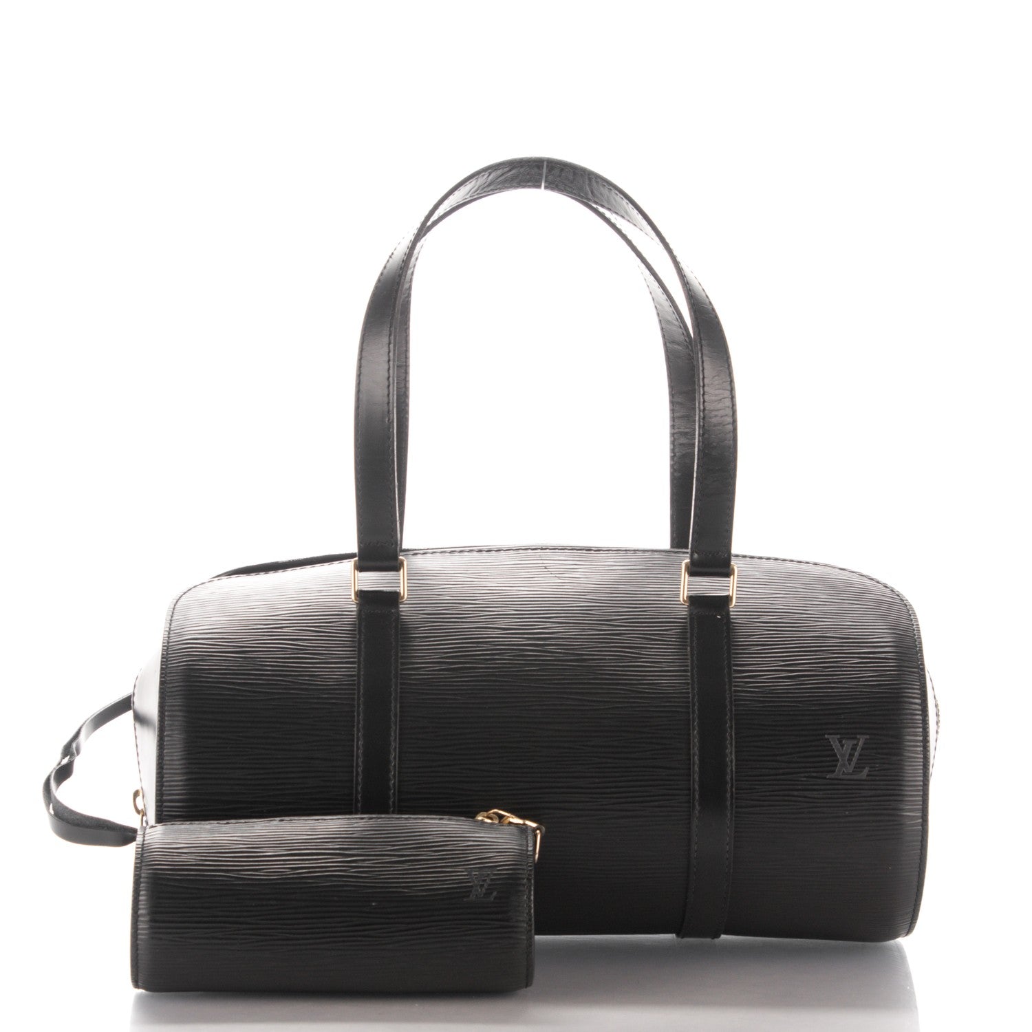 Louis Vuitton Epi Soufflot Black 3 of 9