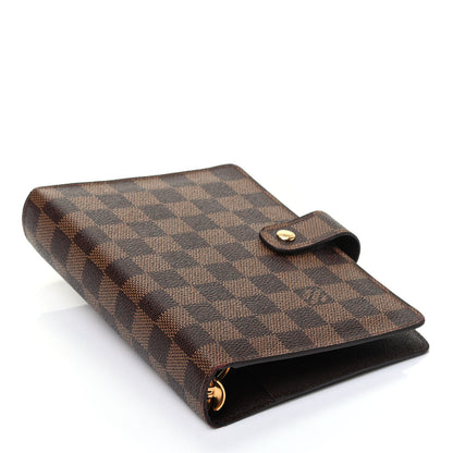 Louis Vuitton Damier Ebene Medium Ring Agenda Cover 4 of 7