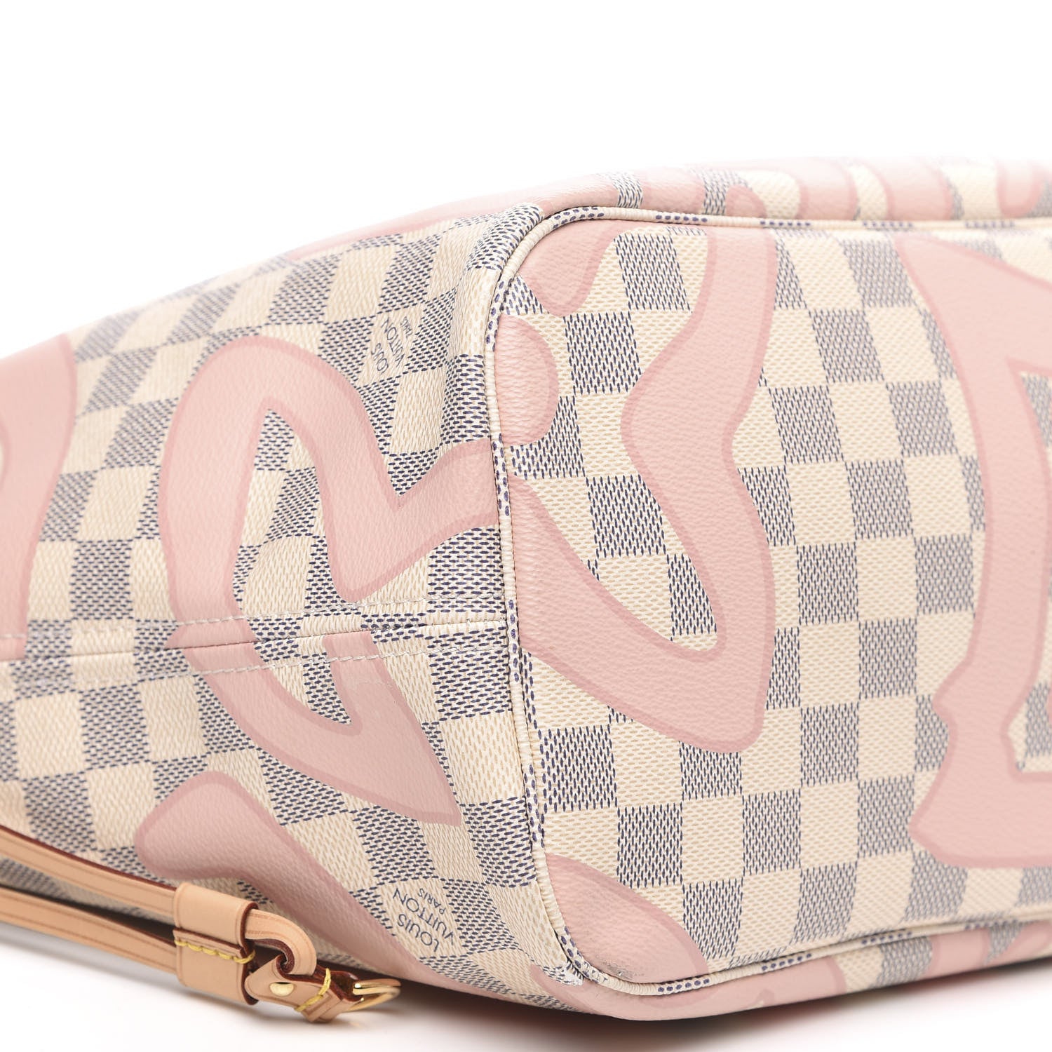 Louis Vuitton Damier Azur Tahitienne Neverfull MM 9 of 11