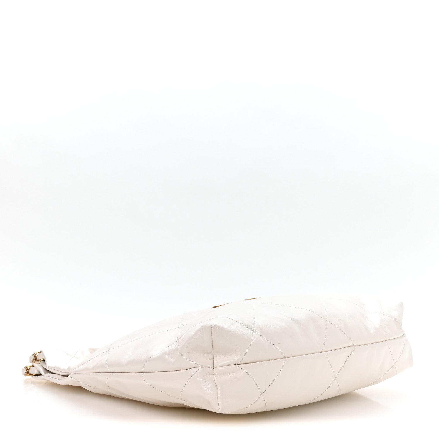 Chanel Shiny Calfskin Quilted Small Chanel 22 White 5 of 11