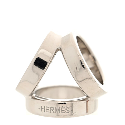 Hermes Palladium Trio Mini Scarf Ring 3 of 4