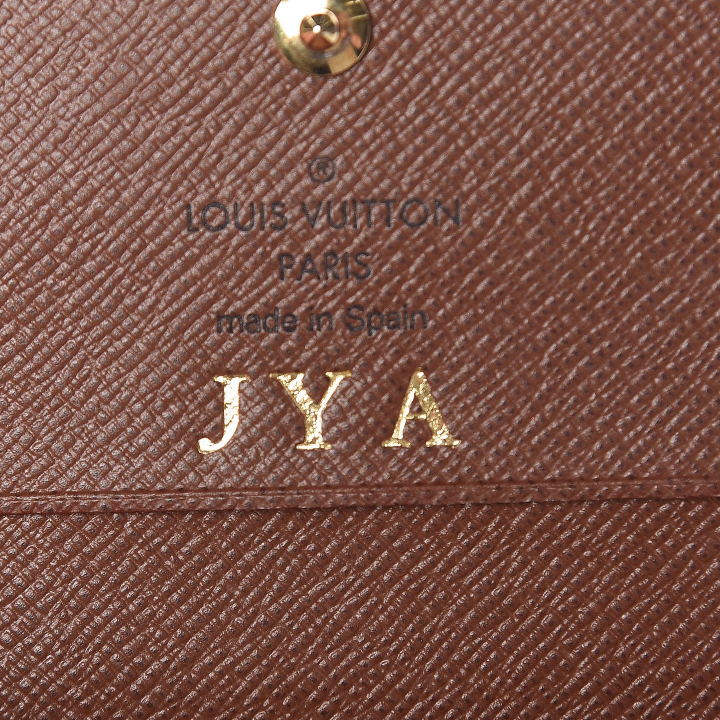 Monogram Business Card Holder