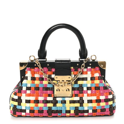Louis Vuitton Calfskin Monogram Guinguette LV Cafe Clutch  Multicolor 1 of 8
