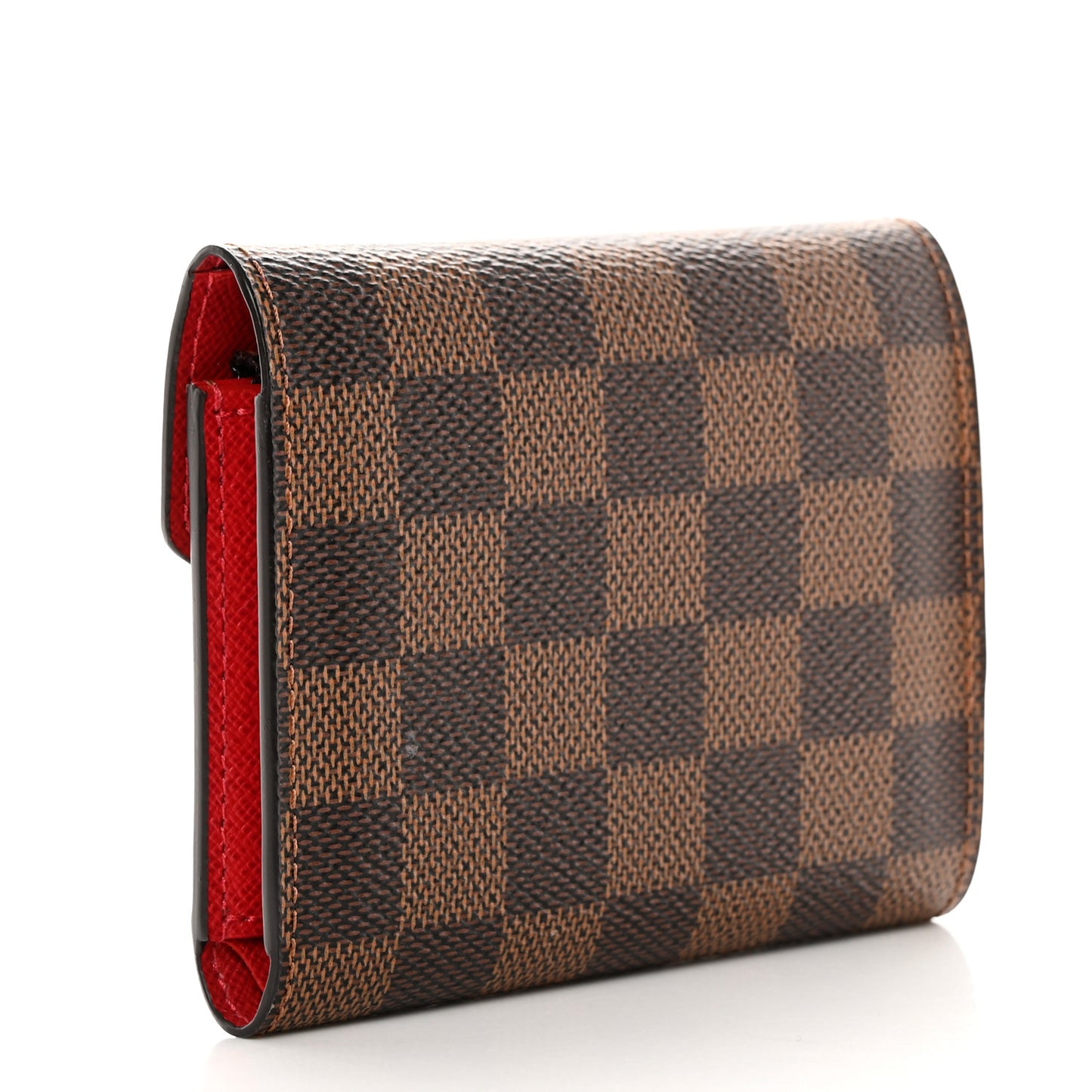 Damier Ebene Victorine Wallet Red