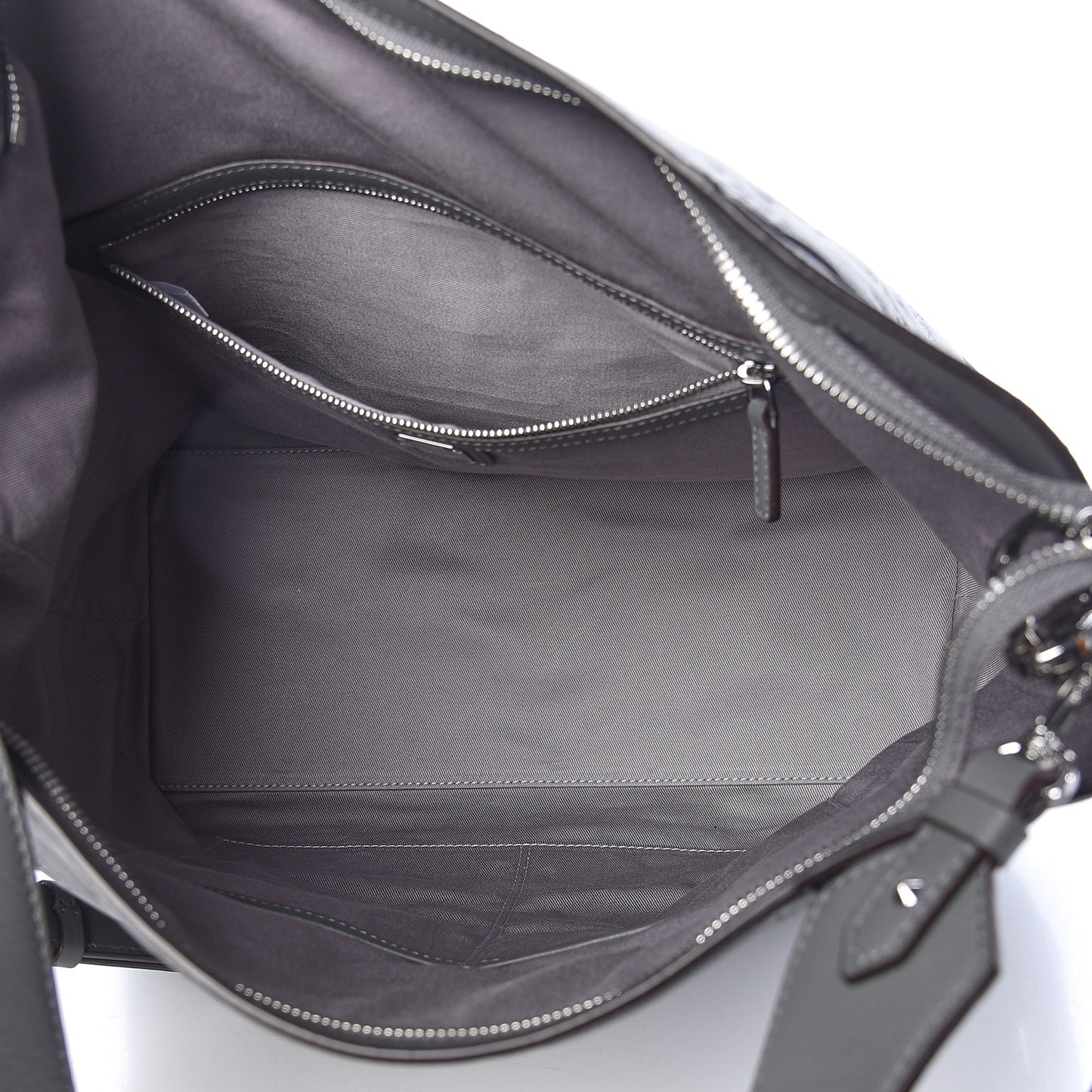Calfskin Ottomar Monogram Large Klara Hobo Charcoal