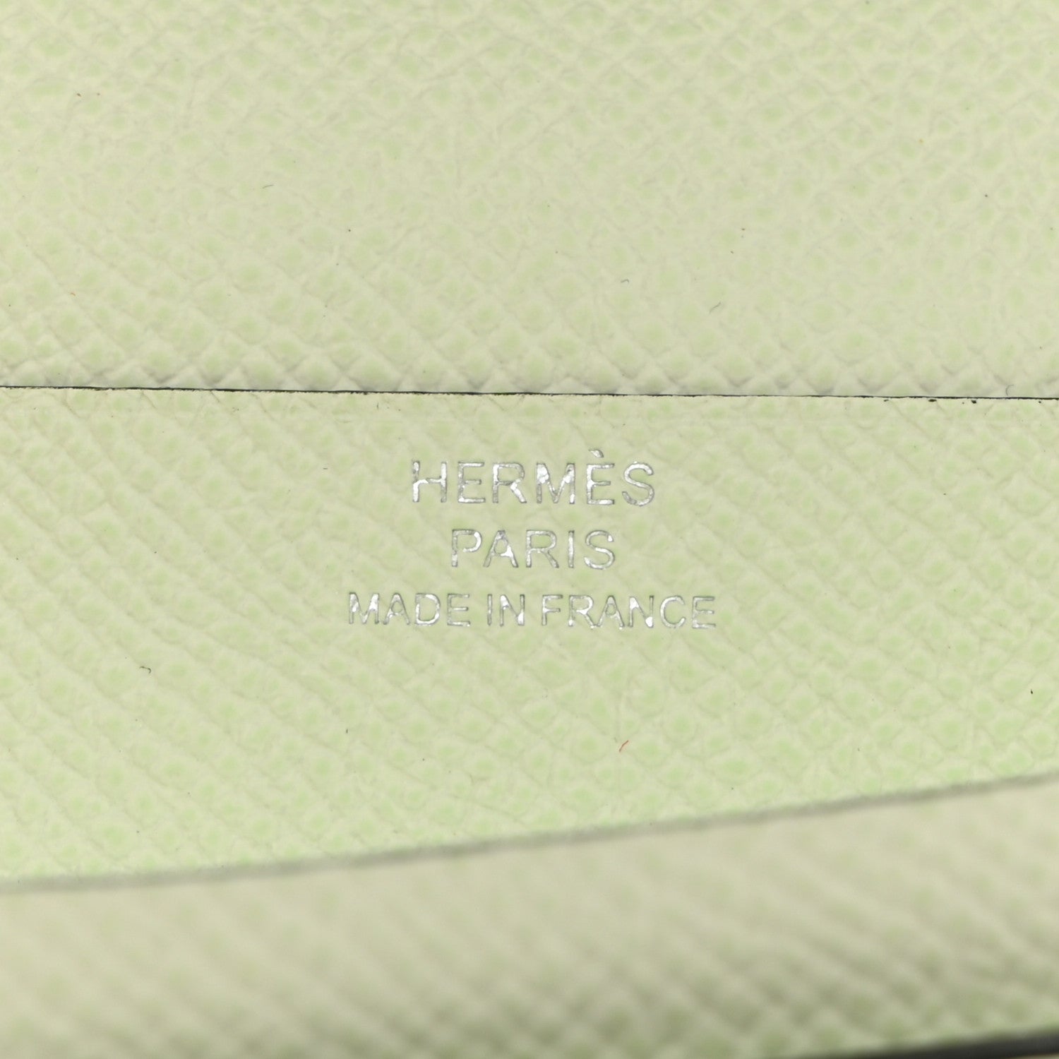 Hermes Epsom Bearn Gusset Wallet Vert Fizz 7 of 8