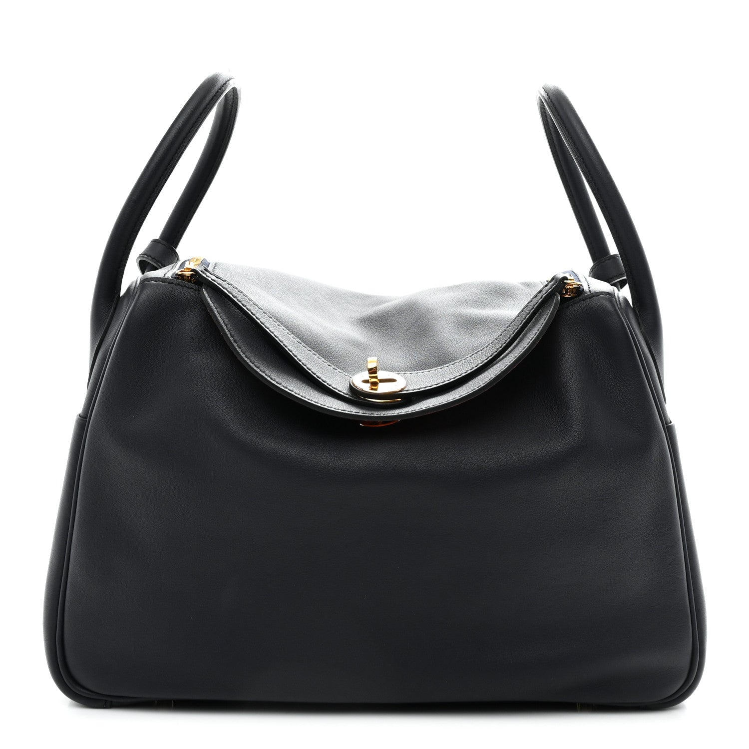 Hermes Swift Verso Lindy 30 Bleu Indigo Orange Poppy 2 of 19