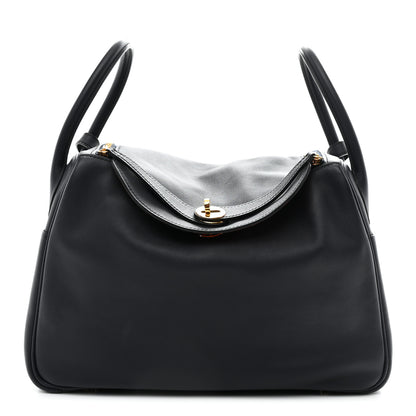 Hermes Swift Verso Lindy 30 Bleu Indigo Orange Poppy 2 of 19