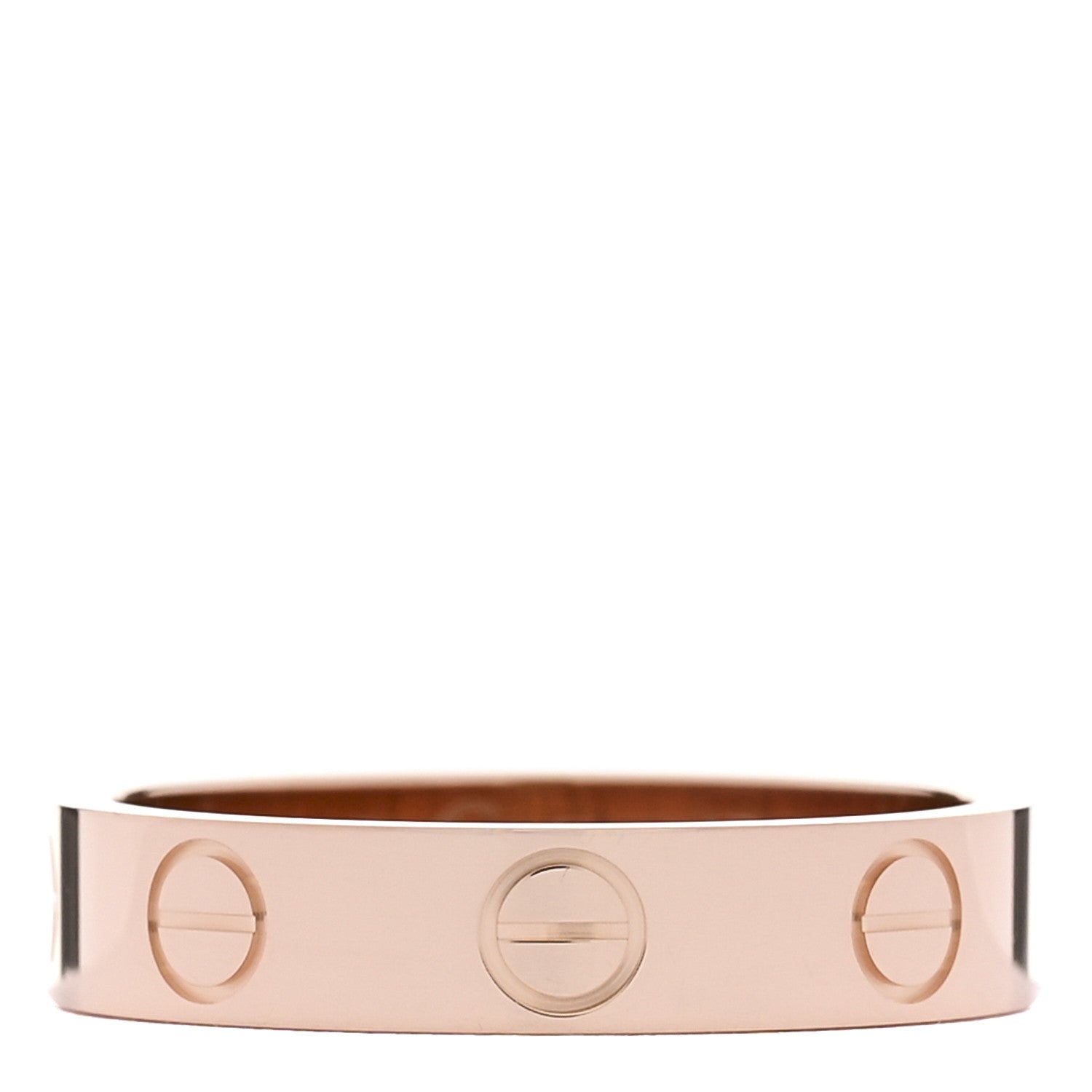 Cartier 18K Pink Gold 3.5mm LOVE Wedding Band Ring 48 4.5 1 of 5