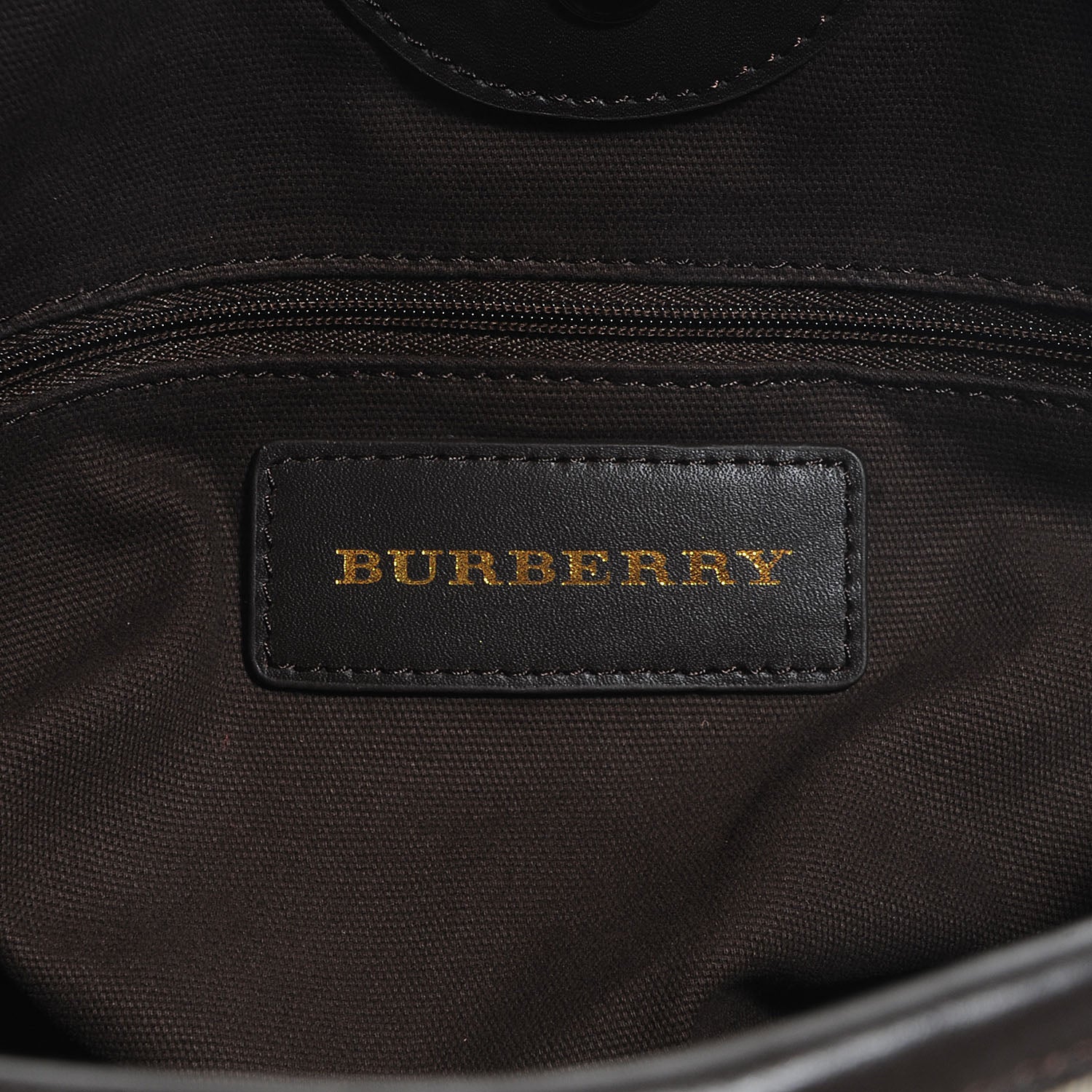 Burberry Haymarket Check Large Northfield Tote Chocolate 6 of 12