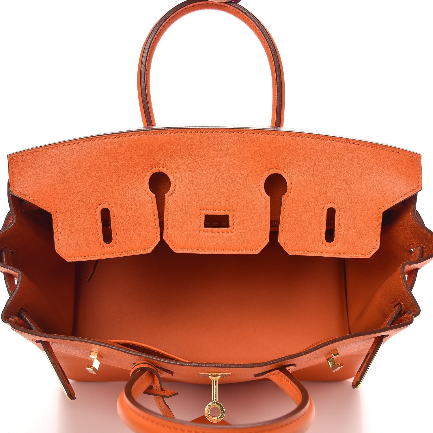 Hermes Swift Birkin 25 Orange 8 of 30
