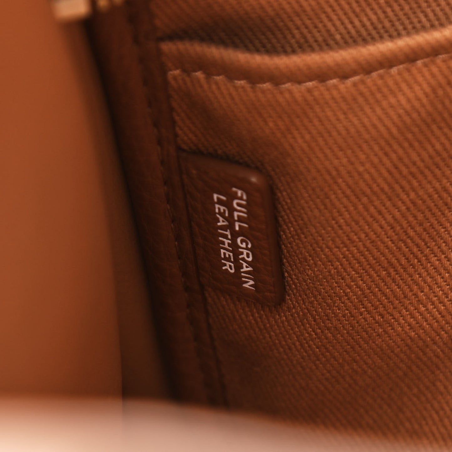 Grained Calfskin Medium The Tote Bag Argan Oil