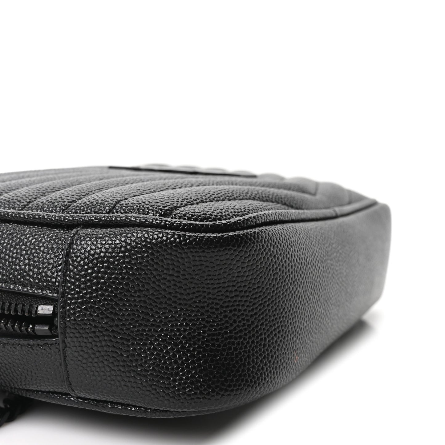 Grain De Poudre Matelasse Monochrome Monogram Mini Lou Camera Bag Black