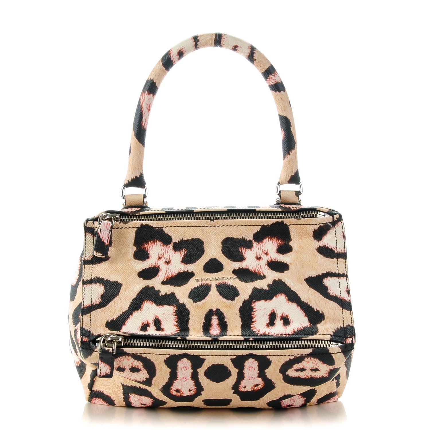 Givenchy Calfskin Jaguar Print Small Pandora Beige 1 of 7